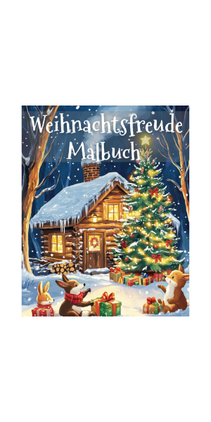 Weihnachtsfrreude Malbuch Cover