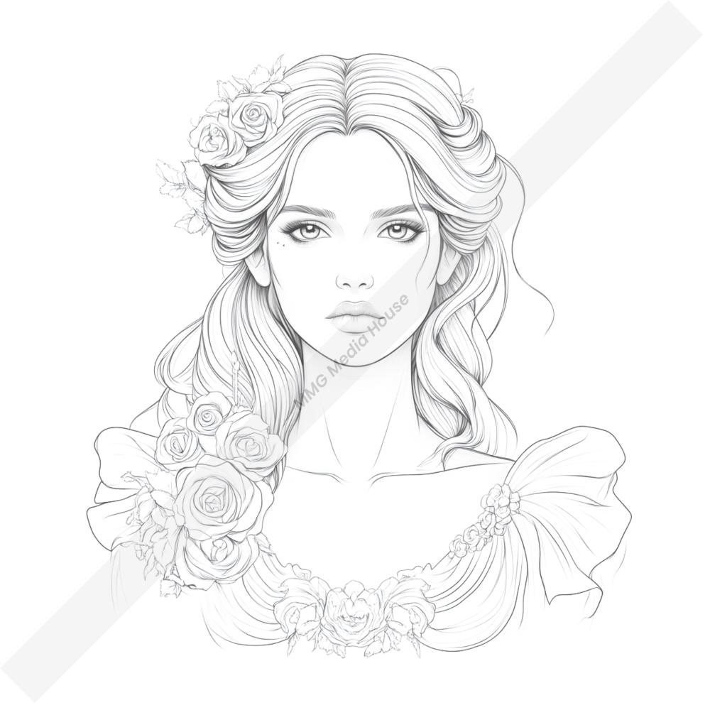 Dark Elegant Enchanted Woman